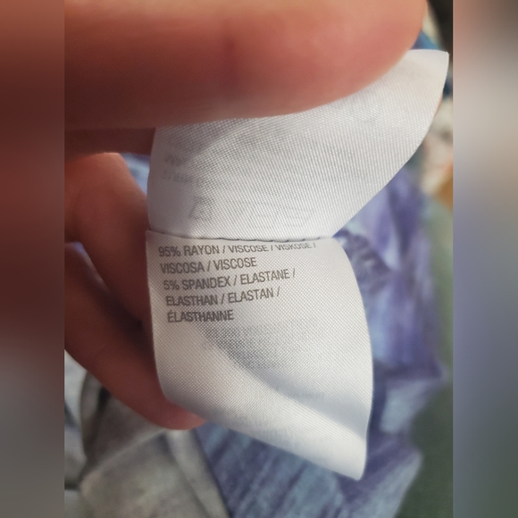 QVC UK Flowy Purple Shirt Size 1X - Picture 9 of 10